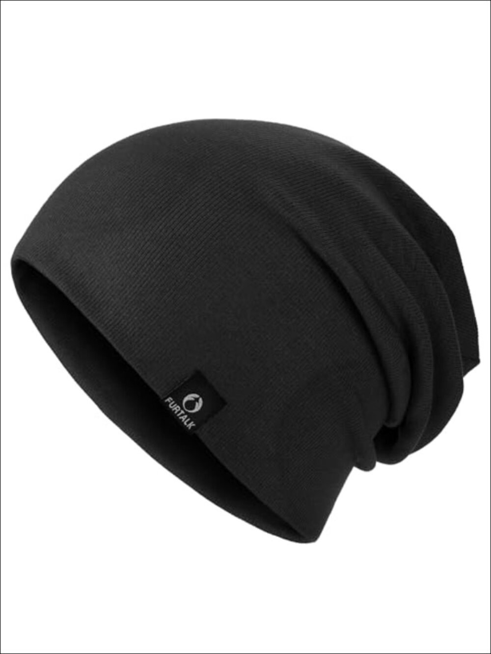 Womens Mens Slouchy Beanie Soft Viscose Spandex Stretch Knit Skull Cap Hat